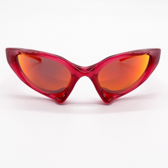NEW BALENCIAGA SUNGLASSES BB0352S 006 RED UNISEX EYEWEAR main image 4